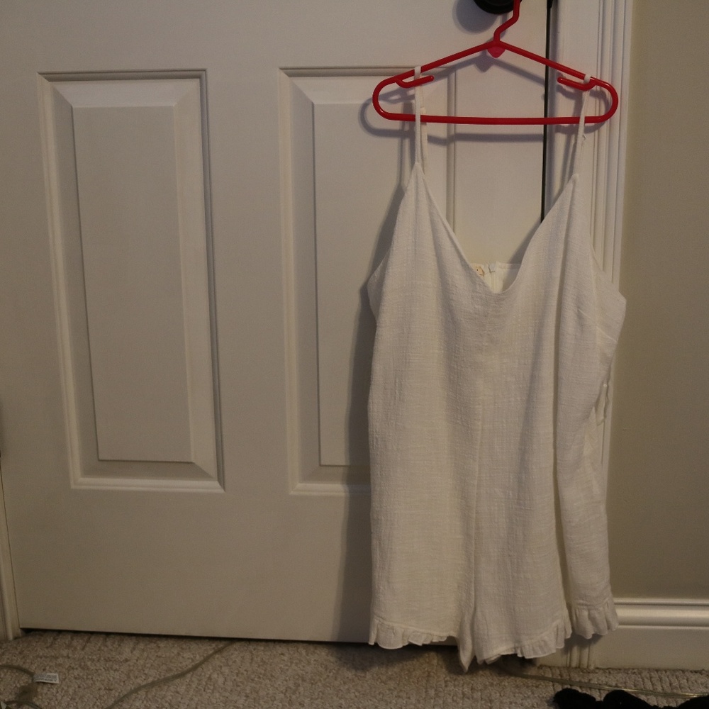 Light White Summer Romper